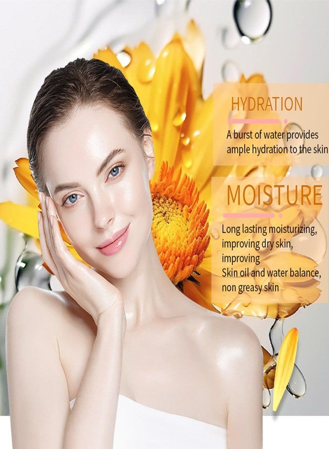 Grospe Calendula Face Cream Facial Moisturizer for Dry Skin Refreshing Water Cream Long-Lasting Hydration Oil Control Cream Nourishing Face Moisturizer for Women,1.76 Oz - Image 3